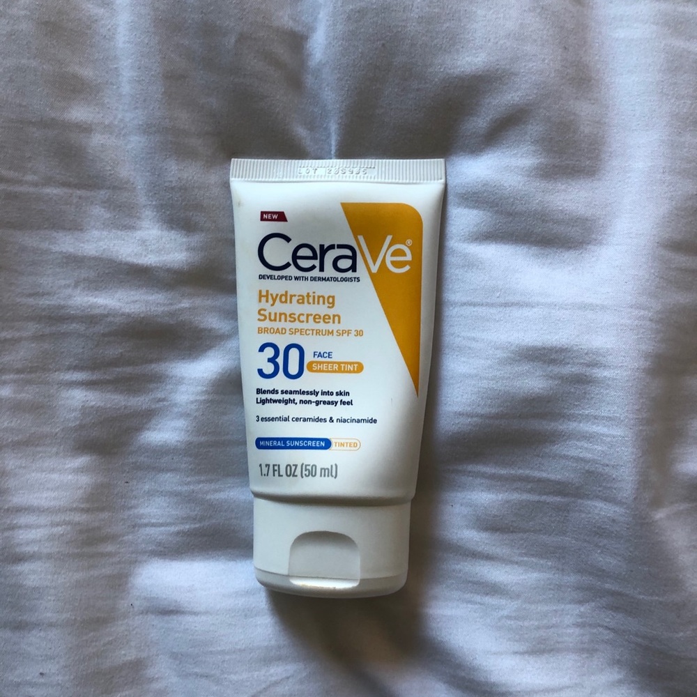 cerave sheer tint sunscreen